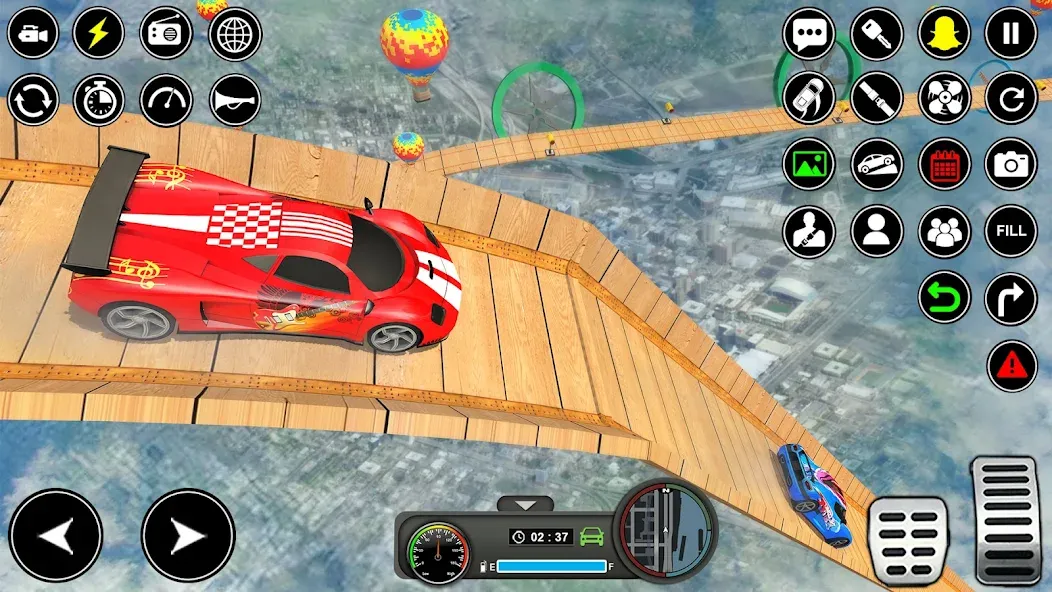 Взлом Crazy Ramp Car Stunt Master 3D (Крэйзи Рэмп Кар Стант Мастер 3Д)  [МОД Меню] — последняя версия apk на Андроид screen 5