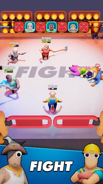 Взломанная Gang Battle Party: Animals 3D  [МОД Unlocked] — стабильная версия apk на Андроид screen 4