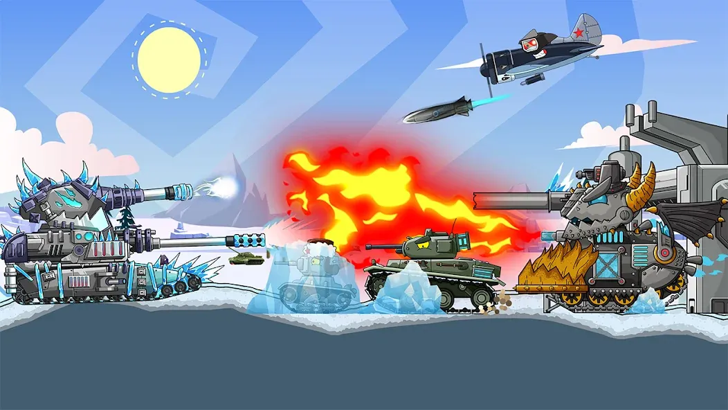 Скачать взлом Tank Arena Steel Battle (Танковая Арена Стальное Сражение)  [МОД Mega Pack] — полная версия apk на Андроид screen 5