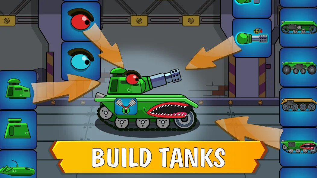 Взломанная TankCraft – War Tank Battles (ТанкКрафт)  [МОД Unlocked] — последняя версия apk на Андроид screen 1