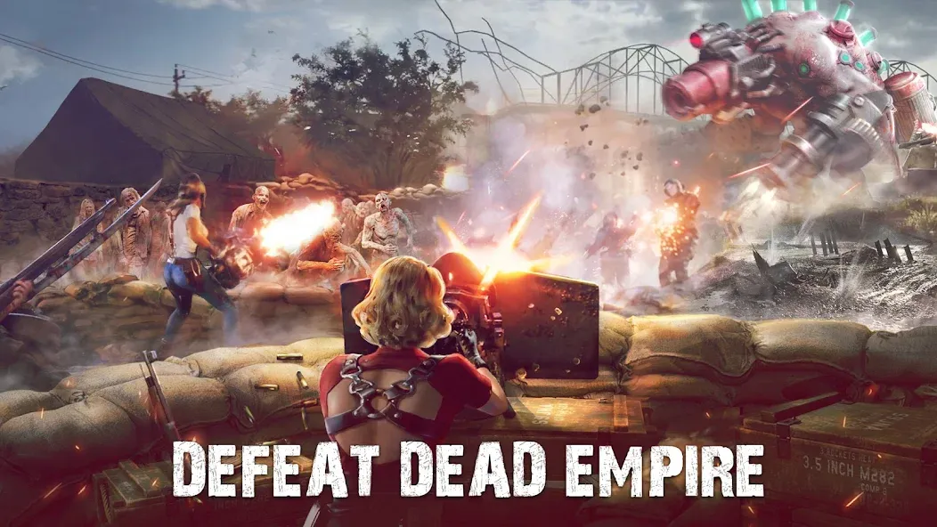 Скачать взломанную Dead Empire: Zombie War (Дед Эмпайр)  [МОД Меню] — последняя версия apk на Андроид screen 5