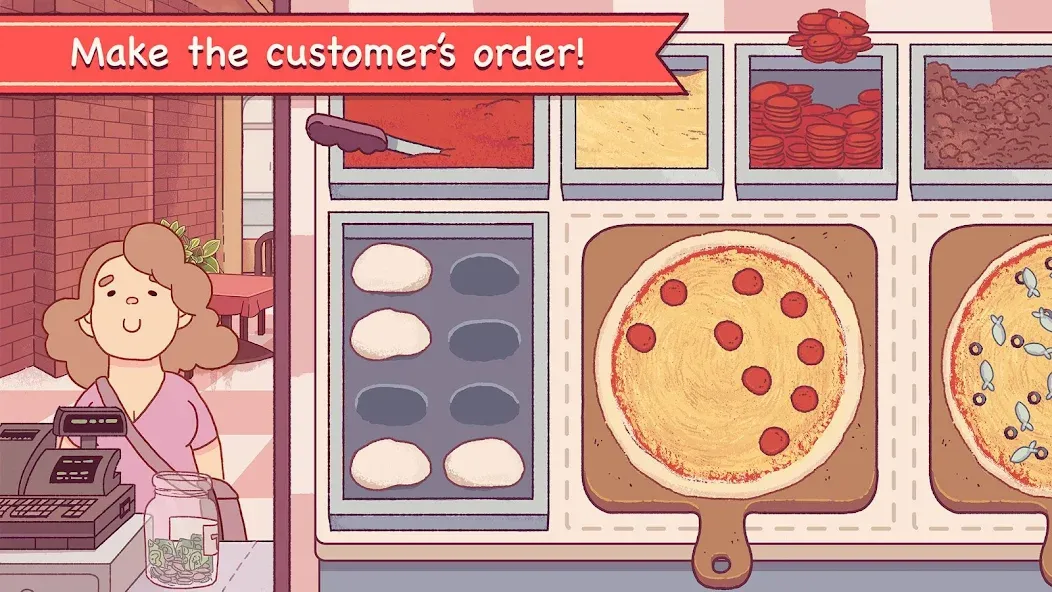 Скачать взломанную Good Pizza, Great Pizza  [МОД Меню] — стабильная версия apk на Андроид screen 2