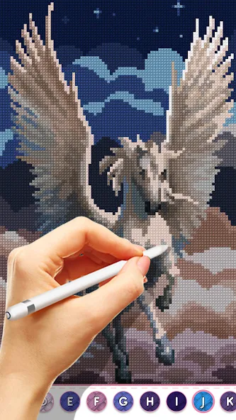 Скачать взломанную Cross Stitch Masters  [МОД Mega Pack] — последняя версия apk на Андроид screen 3