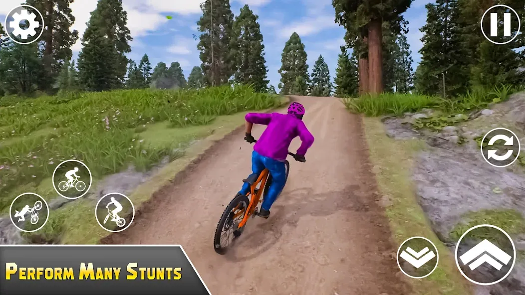 Скачать взлом BMX Bicycle Games Offroad Bike  [МОД Бесконечные монеты] — полная версия apk на Андроид screen 4