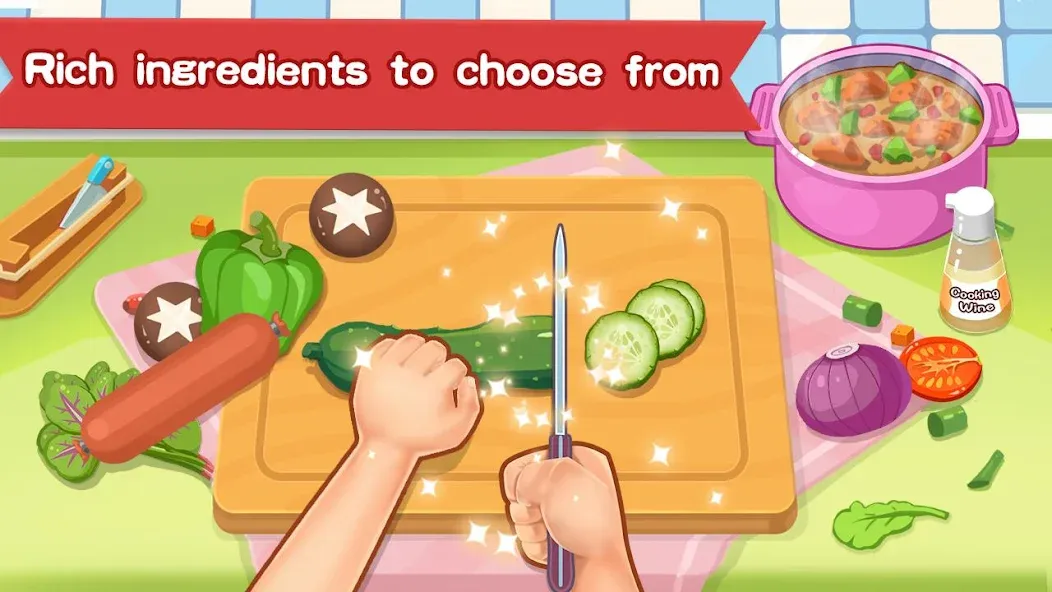 Взлом Happy Kitchen World  [МОД Много денег] — полная версия apk на Андроид screen 2