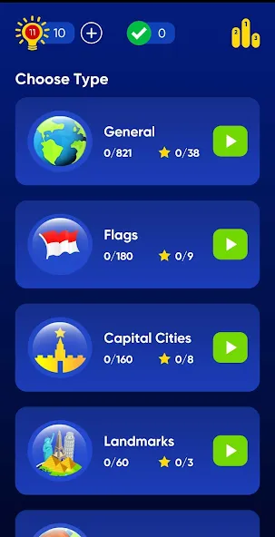 Взломанная Geo Quiz: World Geo Trivia (Джио Квиз)  [МОД Menu] — последняя версия apk на Андроид screen 2