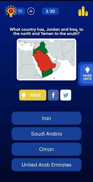 Взломанная Geo Quiz: World Geo Trivia (Джио Квиз)  [МОД Menu] — последняя версия apk на Андроид screen 4