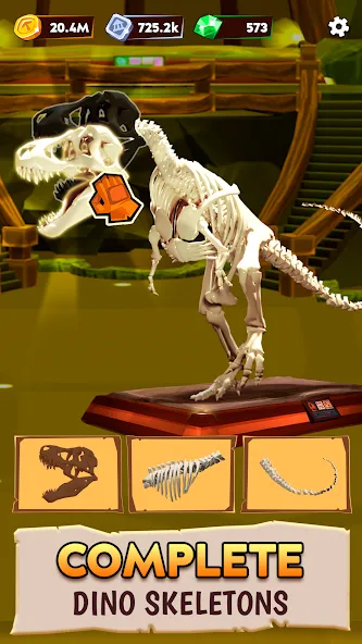 Скачать взломанную Dino Quest 2: Dinosaur Fossil (Дино Квест 2)  [МОД Меню] — последняя версия apk на Андроид screen 3