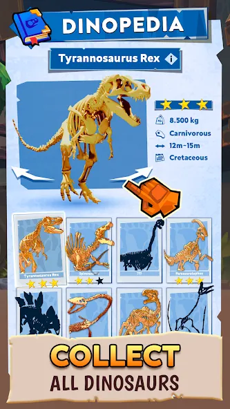 Скачать взломанную Dino Quest 2: Dinosaur Fossil (Дино Квест 2)  [МОД Меню] — последняя версия apk на Андроид screen 4