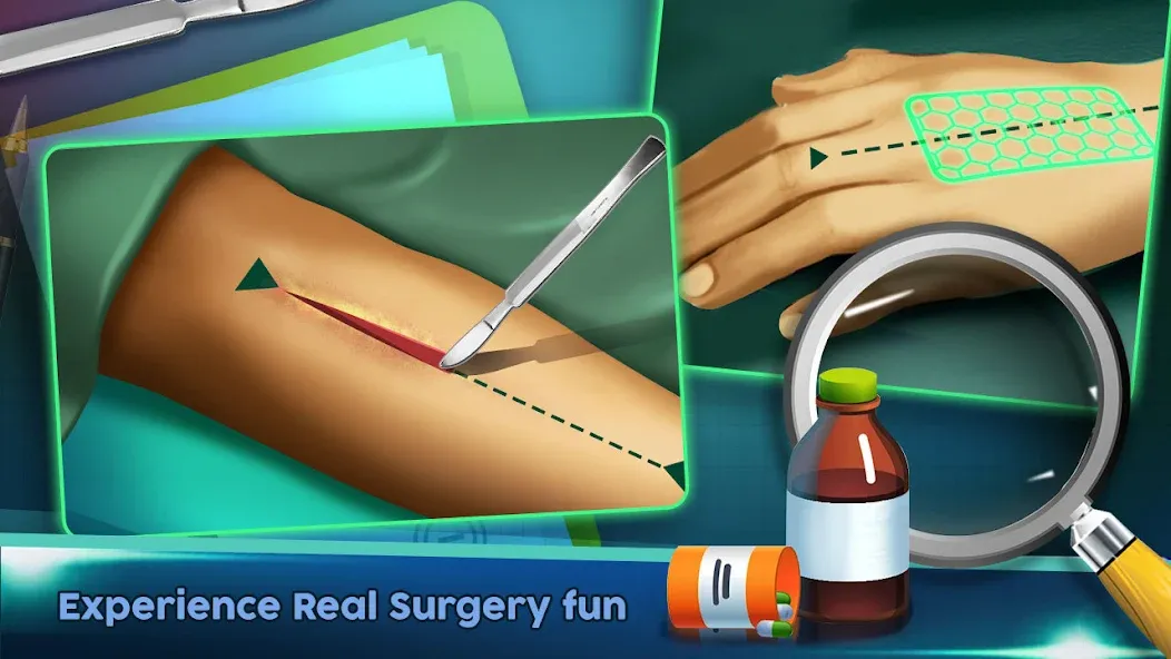 Взломанная Surgery Doctor Simulator Games  [МОД Бесконечные монеты] — полная версия apk на Андроид screen 3