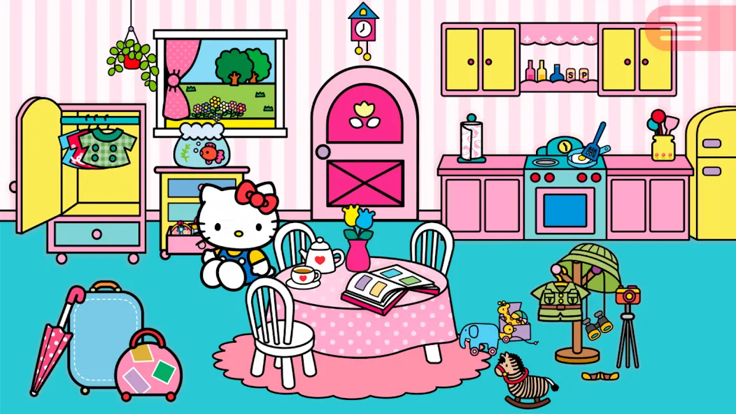 Взломанная Hello Kitty Around The World  [МОД Бесконечные монеты] — стабильная версия apk на Андроид screen 1