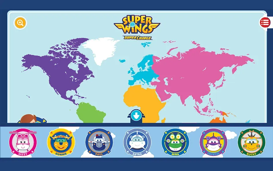 Скачать взломанную Super Wings — It's Fly Time  [МОД Все открыто] — последняя версия apk на Андроид screen 1