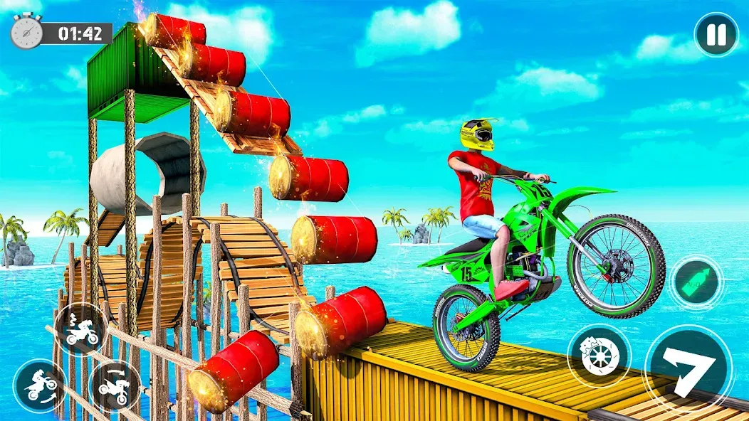 Взлом Bike Stunt Race Tricks Master  [МОД Unlimited Money] — стабильная версия apk на Андроид screen 3