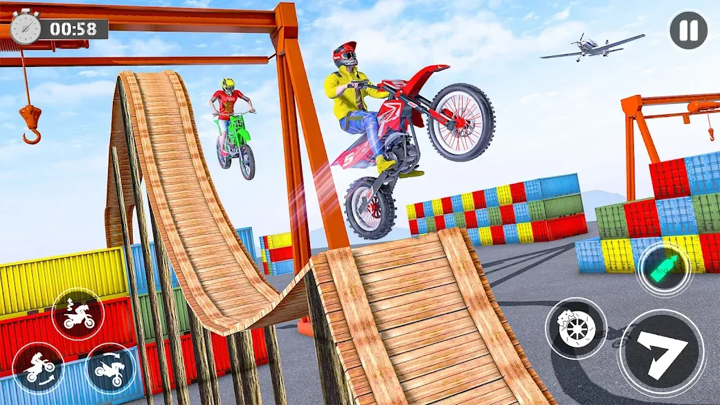 Взлом Bike Stunt Race Tricks Master  [МОД Unlimited Money] — стабильная версия apk на Андроид screen 4