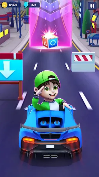 Взломанная Mini Car Runner — Racing Games (Мини Кар Раннер)  [МОД Много денег] — полная версия apk на Андроид screen 2