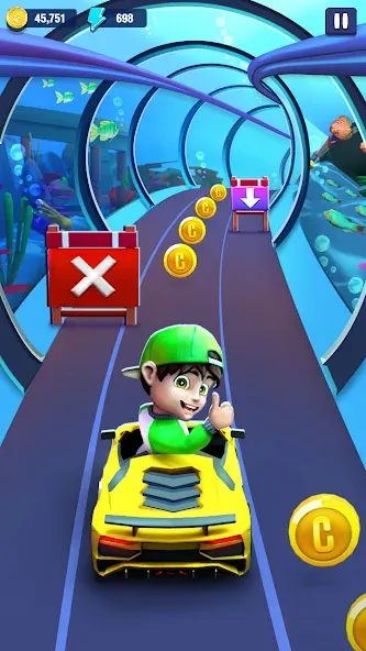 Взломанная Mini Car Runner — Racing Games (Мини Кар Раннер)  [МОД Много денег] — полная версия apk на Андроид screen 4