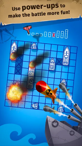 Взломанная Sink the Fleet — Sea War  [МОД Mega Pack] — стабильная версия apk на Андроид screen 4