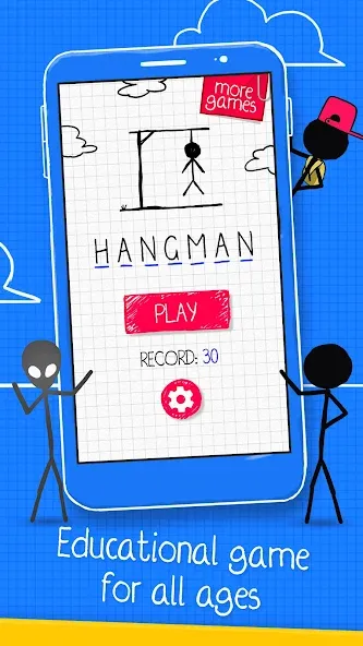 Взлом Hangman  [МОД Бесконечные монеты] — стабильная версия apk на Андроид screen 4