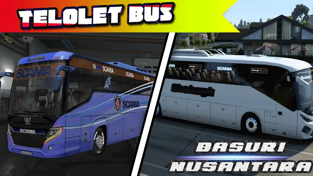 Взломанная Bus Telolet Basuri Nusantara (Бус Телолет Басури Нусантара)  [МОД Menu] — полная версия apk на Андроид screen 1