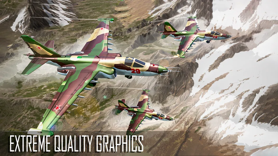 Скачать взломанную Jet Fighter: Sky Combat 3D (Джет Файтер)  [МОД Unlocked] — стабильная версия apk на Андроид screen 4