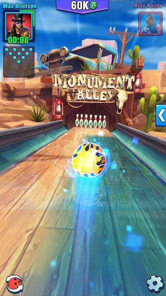 Скачать взлом Bowling Crew — 3D bowling game  [МОД Бесконечные монеты] — полная версия apk на Андроид screen 1