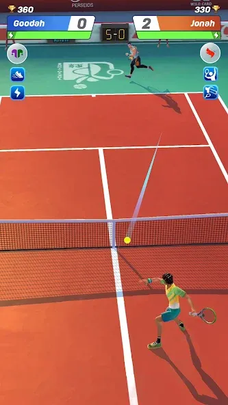 Взлом Tennis Clash: Multiplayer Game (Теннис Клаш)  [МОД Много денег] — последняя версия apk на Андроид screen 2