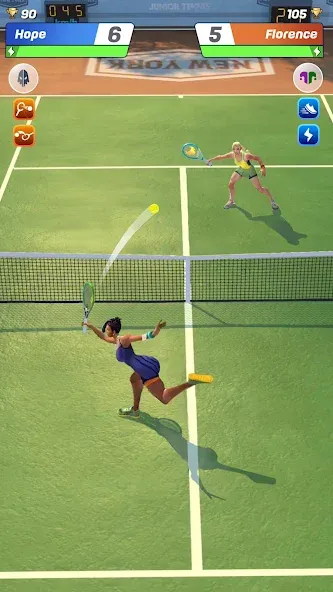 Взлом Tennis Clash: Multiplayer Game (Теннис Клаш)  [МОД Много денег] — последняя версия apk на Андроид screen 3