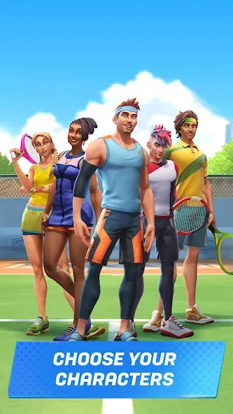 Взлом Tennis Clash: Multiplayer Game (Теннис Клаш)  [МОД Много денег] — последняя версия apk на Андроид screen 5