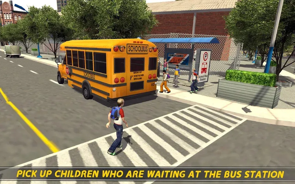 Скачать взломанную School Bus 16  [МОД Много денег] — стабильная версия apk на Андроид screen 1