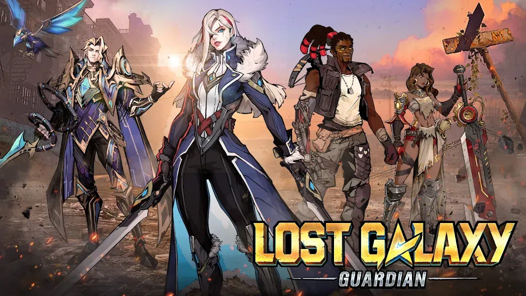 Взломанная Lost Galaxy: Guardian (Лост Гэлакси)  [МОД Mega Pack] — стабильная версия apk на Андроид screen 1