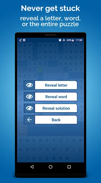 Взломанная Crossword Puzzle (Кроссворд Пазл)  [МОД Бесконечные монеты] — полная версия apk на Андроид screen 3