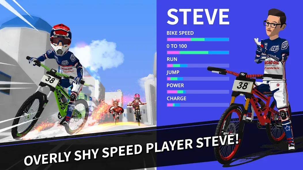 Скачать взлом Downhill Masters (Даунхилл мастерс)  [МОД Mega Pack] — полная версия apk на Андроид screen 2