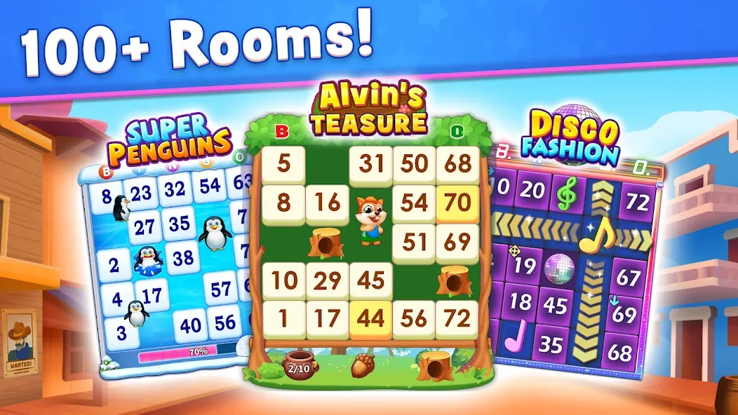 Взломанная Bingo: Play Lucky Bingo Games (Бинго)  [МОД Mega Pack] — стабильная версия apk на Андроид screen 2