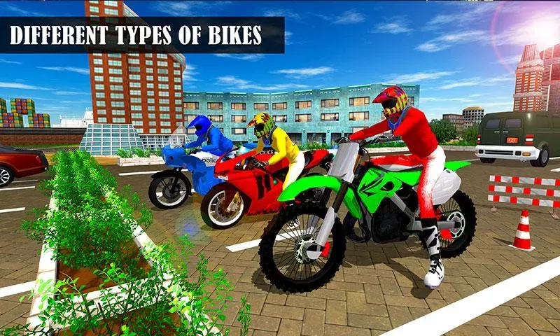 Скачать взломанную Bike Parking Moto Driving Game (Ларонг Парадахан нг Бисиклета)  [МОД Меню] — стабильная версия apk на Андроид screen 2