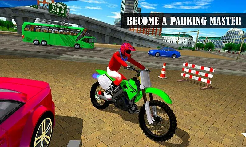 Скачать взломанную Bike Parking Moto Driving Game (Ларонг Парадахан нг Бисиклета)  [МОД Меню] — стабильная версия apk на Андроид screen 4