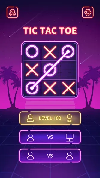 Взлом Tic Tac Toe — Offline XOXO (Тиктактое)  [МОД Все открыто] — стабильная версия apk на Андроид screen 3