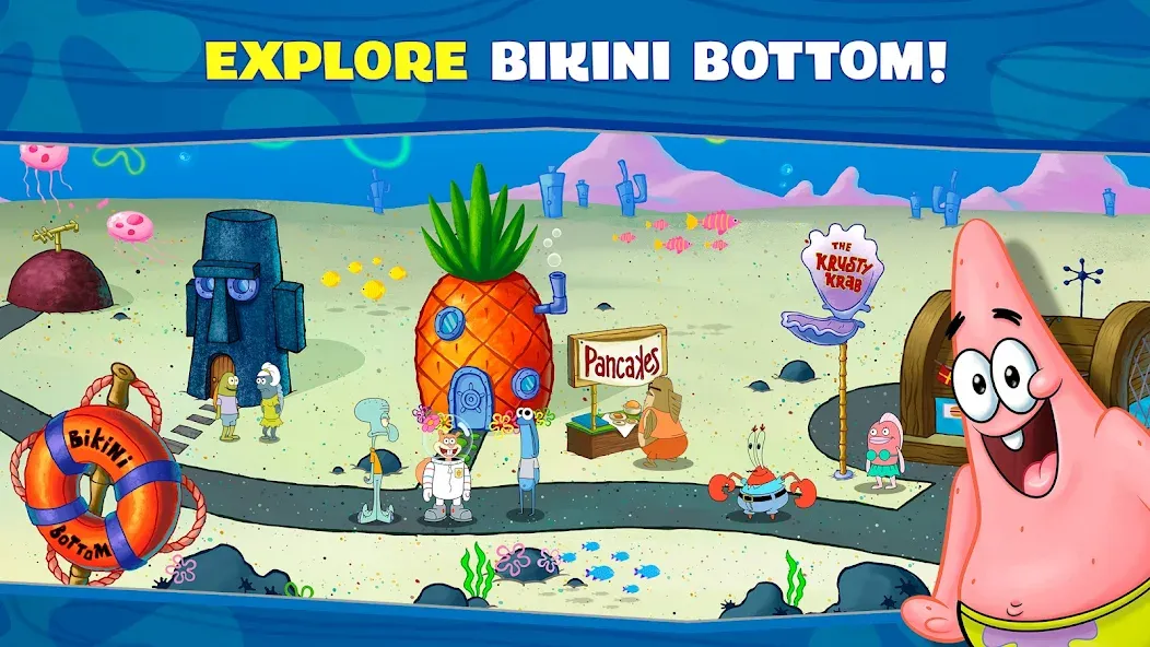 Скачать взлом SpongeBob: Krusty Cook-Off  [МОД Mega Pack] — полная версия apk на Андроид screen 4