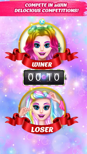 Взломанная DIY Candy Makeup-Beauty Salon (ДИУАИ Мейкап)  [МОД Unlocked] — полная версия apk на Андроид screen 5