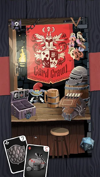 Взломанная Card Crawl (Кард Кролл)  [МОД Меню] — последняя версия apk на Андроид screen 2