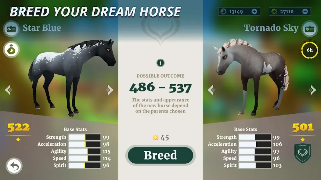 Взломанная Wildshade: Fantasy Horse Races (Уайлдшейд)  [МОД Unlimited Money] — последняя версия apk на Андроид screen 2