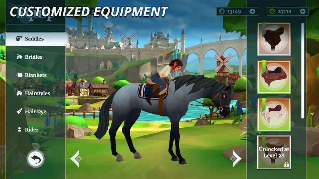 Взломанная Wildshade: Fantasy Horse Races (Уайлдшейд)  [МОД Unlimited Money] — последняя версия apk на Андроид screen 5