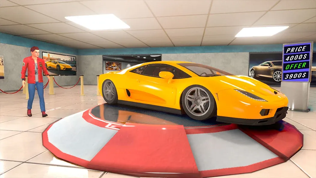 Скачать взломанную Car Dealer Tycoon Auto Shop 3D  [МОД Бесконечные монеты] — полная версия apk на Андроид screen 3