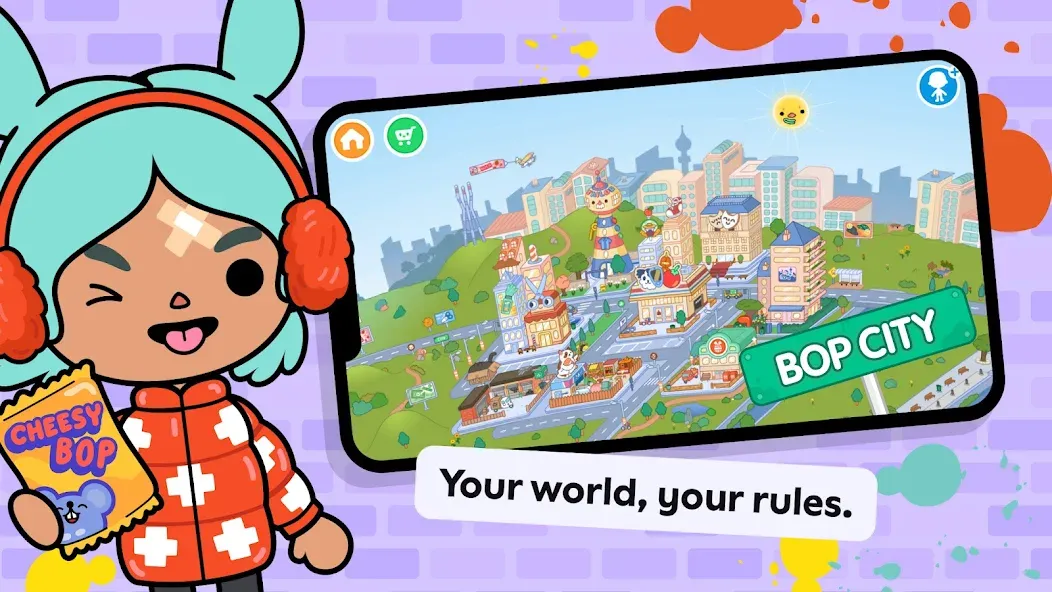 Взлом Toca Boca World (Тока Лайф Ворлд)  [МОД Mega Pack] — стабильная версия apk на Андроид screen 1