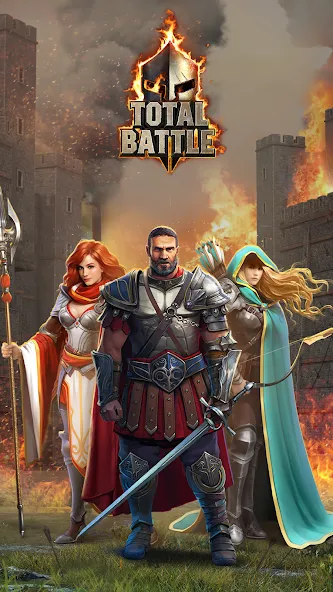 Взлом Total Battle: Strategy Games (Тотал Батл)  [МОД Mega Pack] — стабильная версия apk на Андроид screen 1