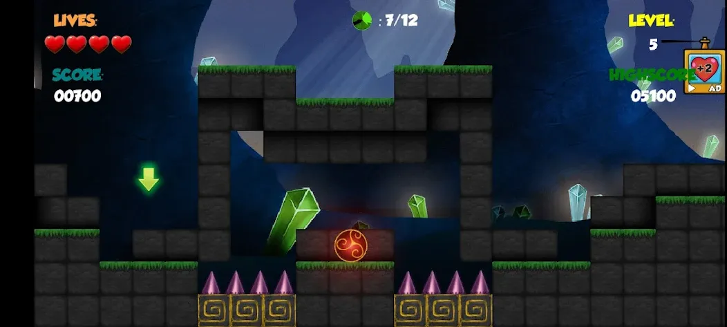 Взлом Red Bounce Ball 1 (Ред Роллер Баунс Болл 2)  [МОД Меню] — полная версия apk на Андроид screen 5