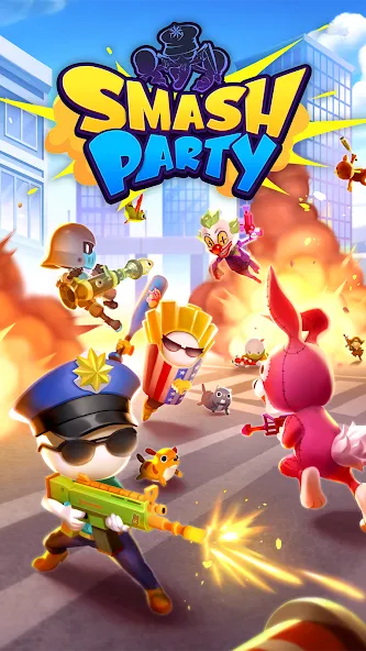 Взломанная Smash Party — Hero Action Game (Смэш Пати)  [МОД Mega Pack] — стабильная версия apk на Андроид screen 1