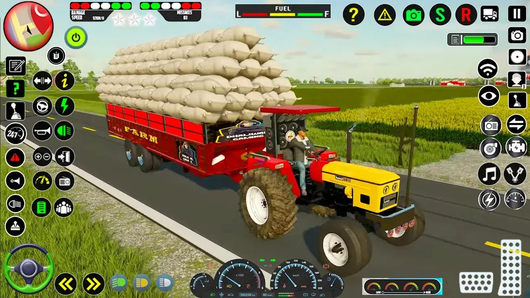 Скачать взломанную Tractor Farming Games 2023  [МОД Mega Pack] — стабильная версия apk на Андроид screen 1