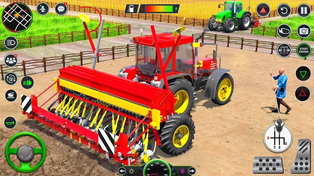 Взлом Real Tractor Driving Games (Риал Трактор Драйвинг Геймс)  [МОД Меню] — полная версия apk на Андроид screen 2