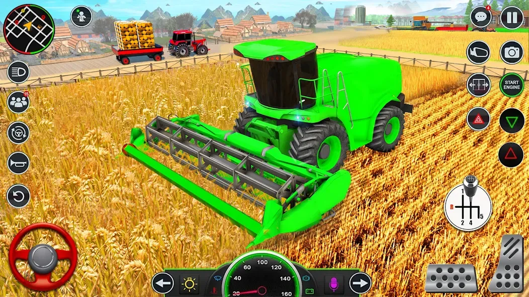 Взлом Real Tractor Driving Games (Риал Трактор Драйвинг Геймс)  [МОД Меню] — полная версия apk на Андроид screen 3