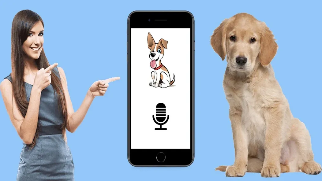 Скачать взломанную Dog Translator: Bark to Human  [МОД Много денег] — последняя версия apk на Андроид screen 1